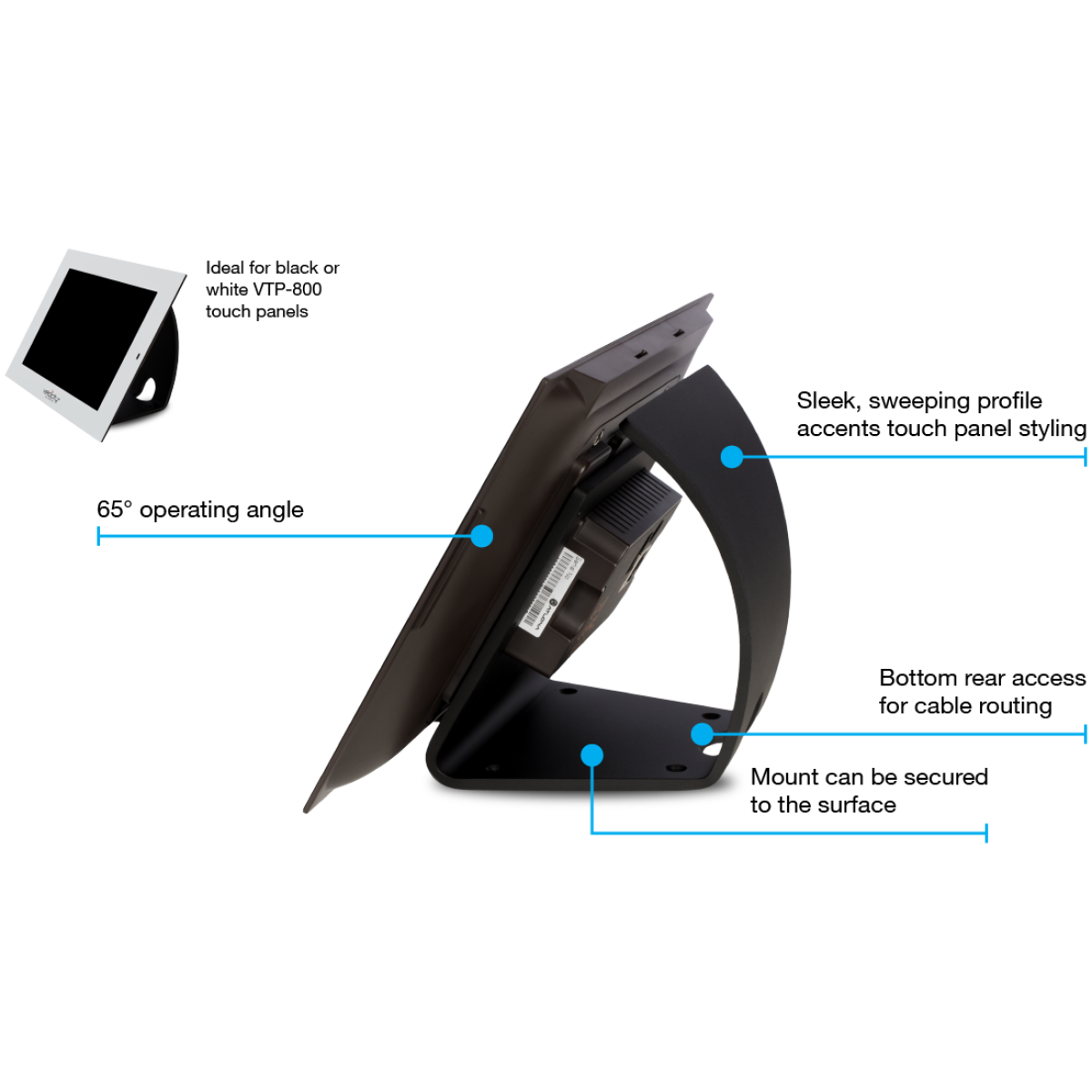 Atlona AT-VTP-TMK Table Mount Kit For Velocity Touch Panels - Image 3