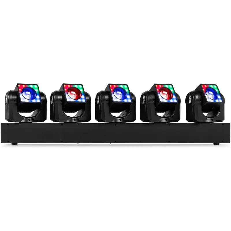 Beamz GALAXY5 Moving Head Bar 5X 40W Rgbw