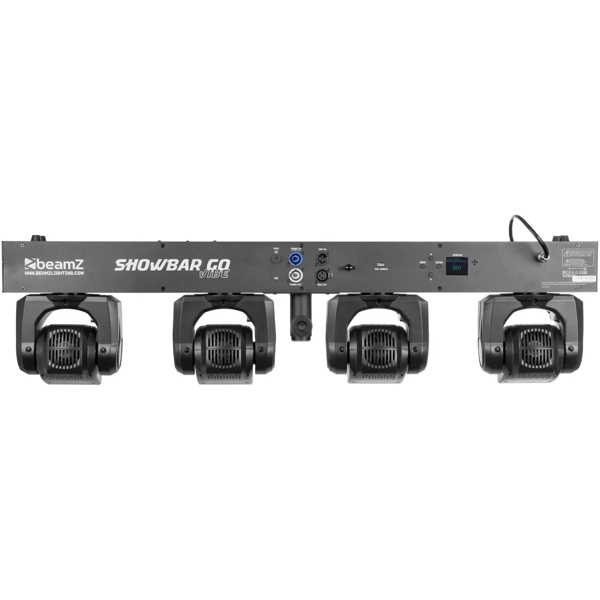 Beamz ShowBar GO Vibe With 4 Moving Heads And LED Bar - Image 2