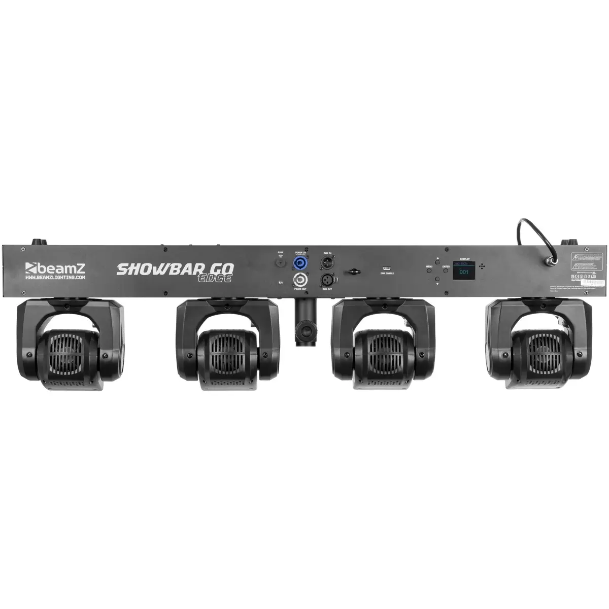 Beamz ShowBar GO Vibe With 4 Moving Heads And LED Bar - Image 3