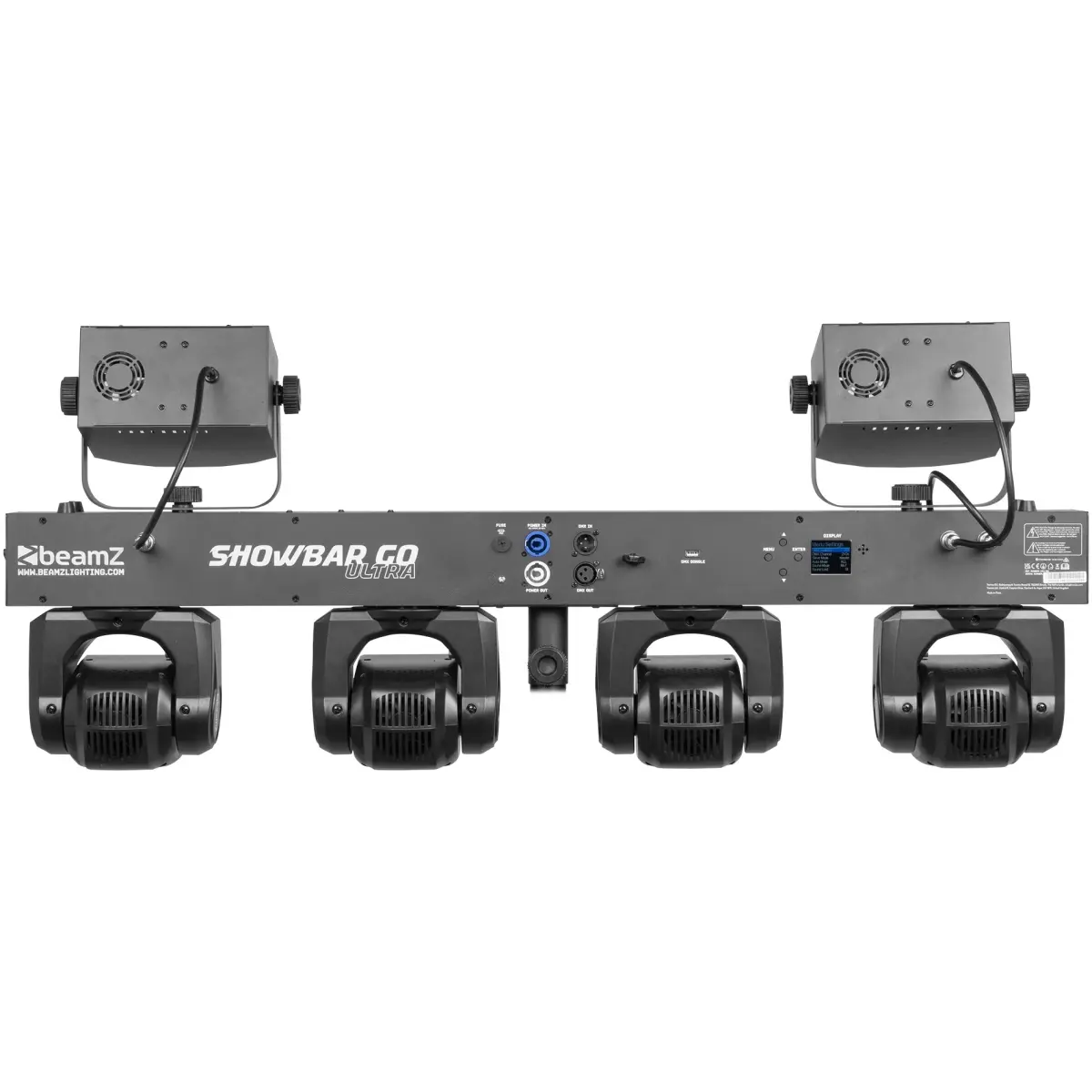 Beamz ShowBar GO Ultra With 4 Moving Heads, LED Bar And 2 Derby Effects - Image 2