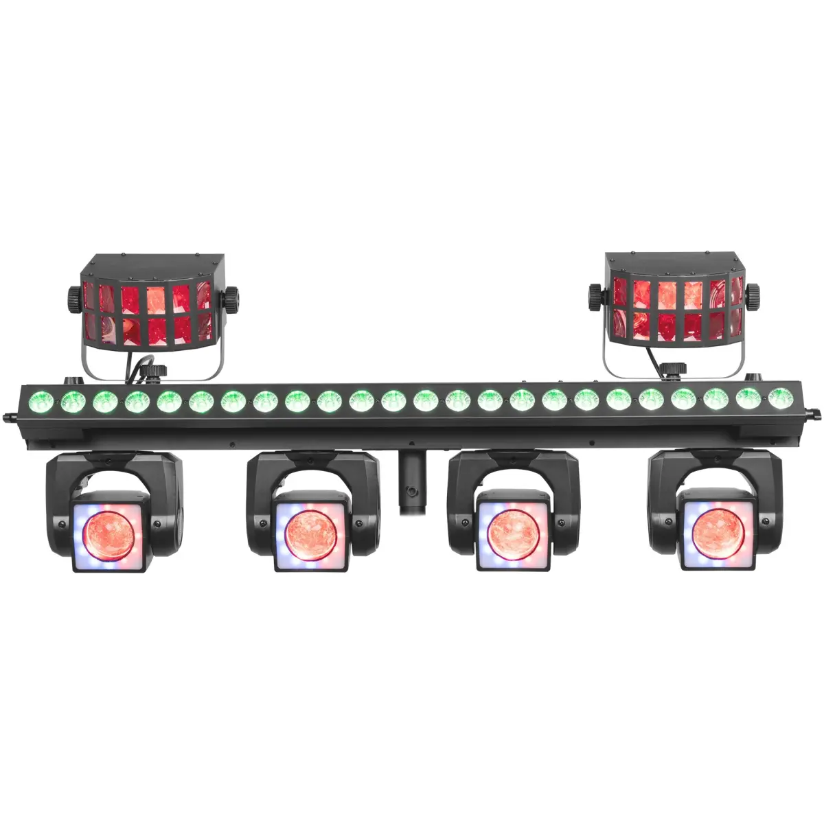 Beamz ShowBar GO Ultra With 4 Moving Heads, LED Bar And 2 Derby Effects - Image 3