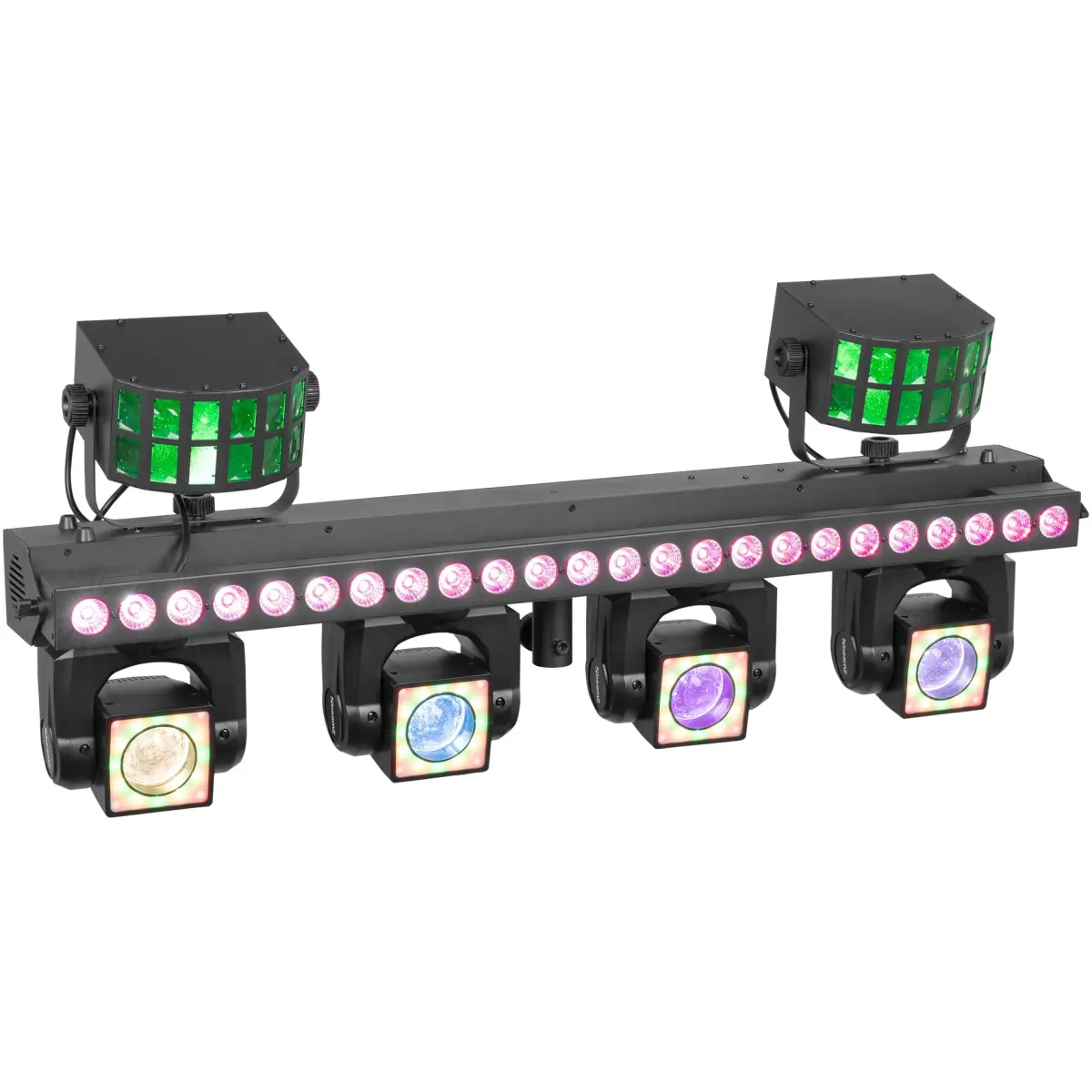 Beamz ShowBar GO Ultra With 4 Moving Heads, LED Bar And 2 Derby Effects - Image 5