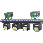 Beamz ShowBar GO Ultra With 4 Moving Heads, LED Bar And 2 Derby Effects - Image 6