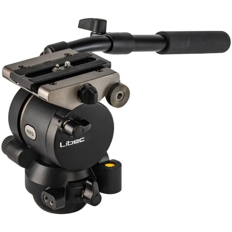 Libec H25 75mm Ball And Flat Base Video Head With A PH-6B