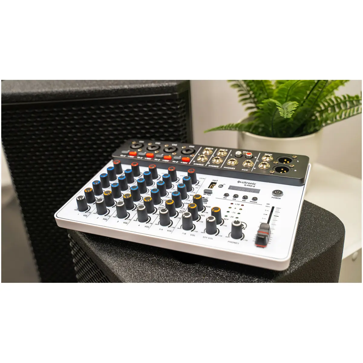 Citronic Q - Pad Music Mixer BT/USB/MP3 8CH - Image 6