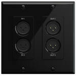Xilica GIO-XLR 2x2 XLR Dante Wall Module