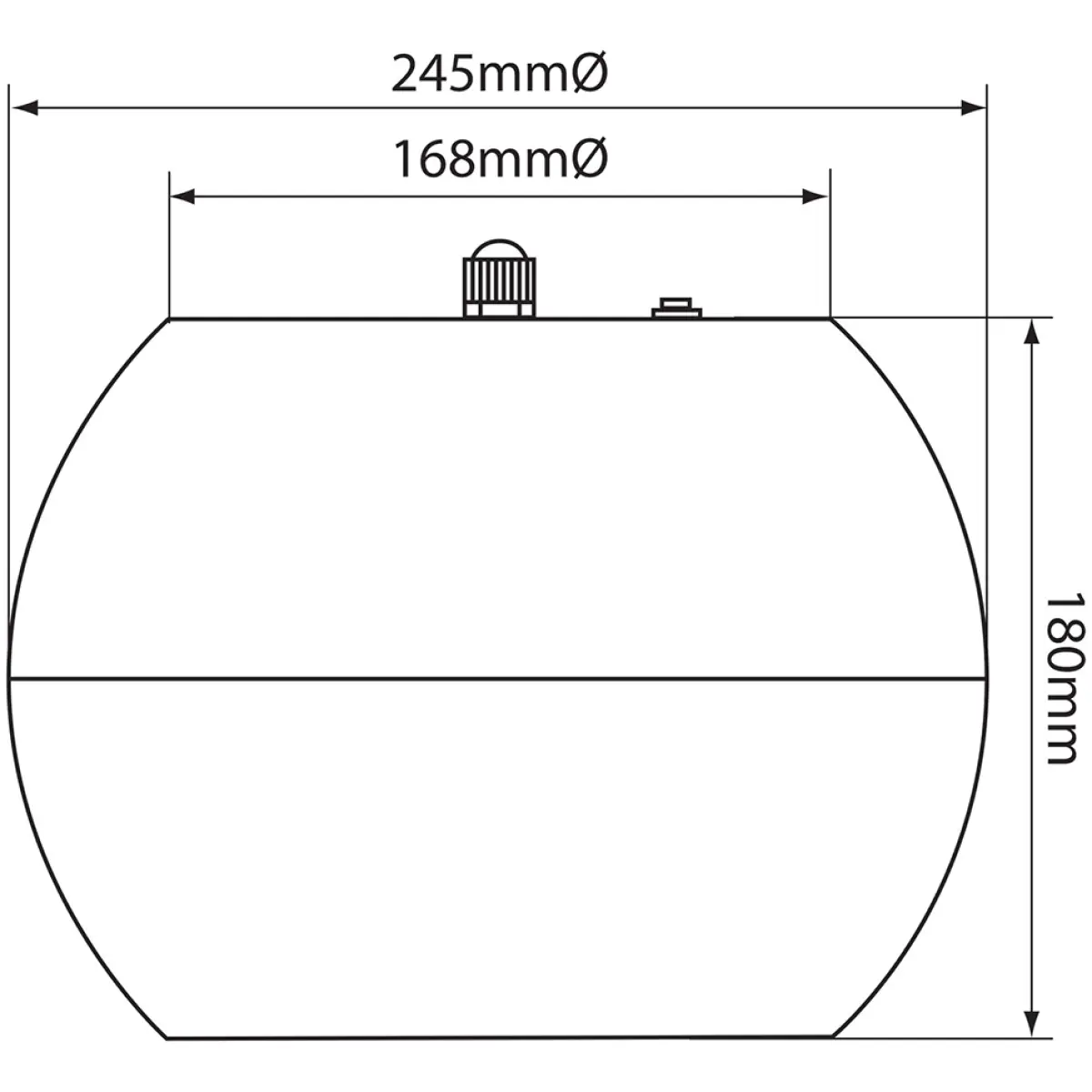 Adastra PS50 - W Spherical Pendant Speaker 5INCH White 20W 100V - Image 4