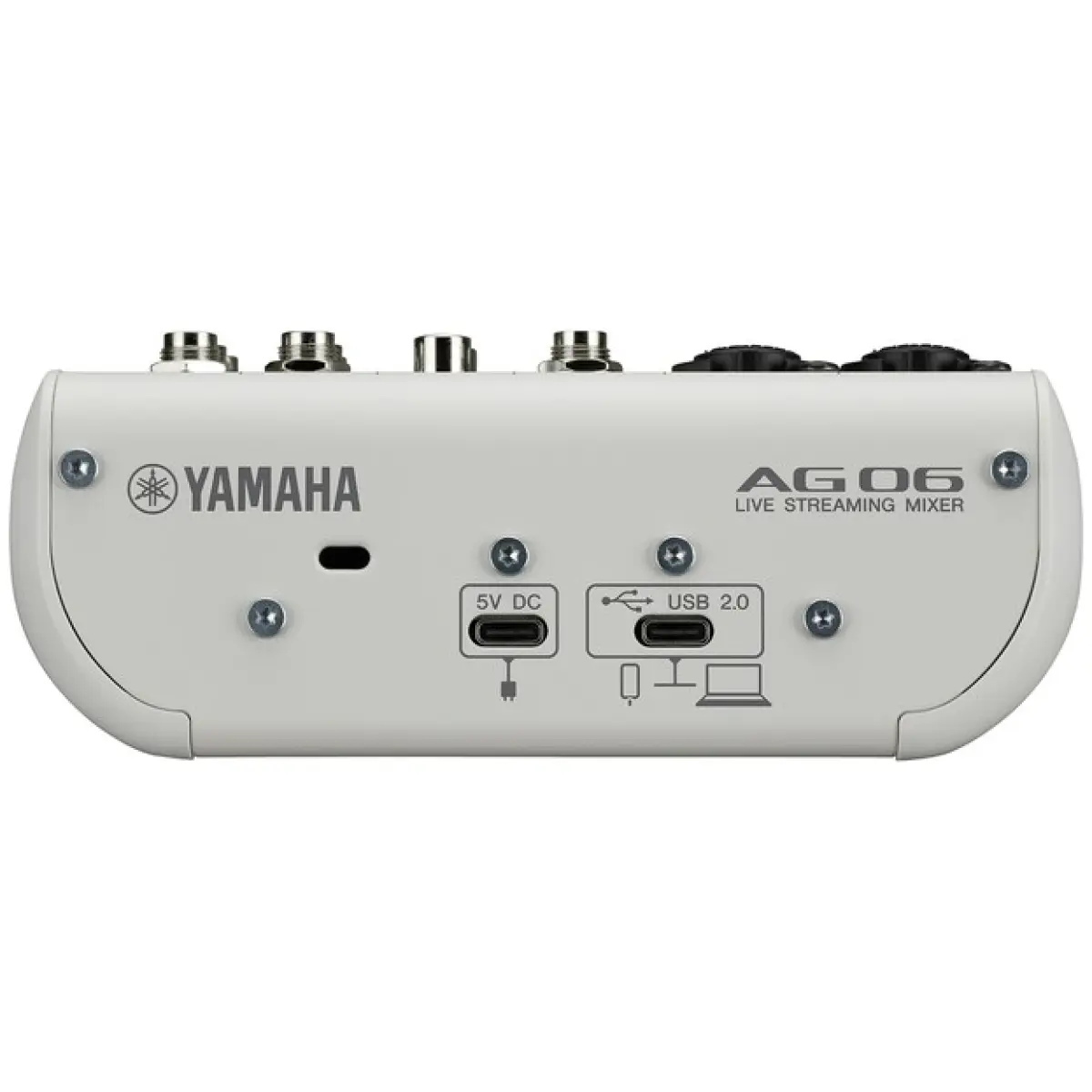 Yamaha AG06MK2Live Streaming Mixer (White) - Image 3