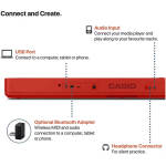 Casio CT-S1RDC2 Vintage AiX 61-Key Keyboard (Red) - Image 4