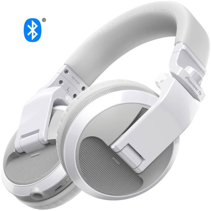 Pioneer DJ HDJ-X5BT Over-Ear DJ Headphones with Bluetooth (White)