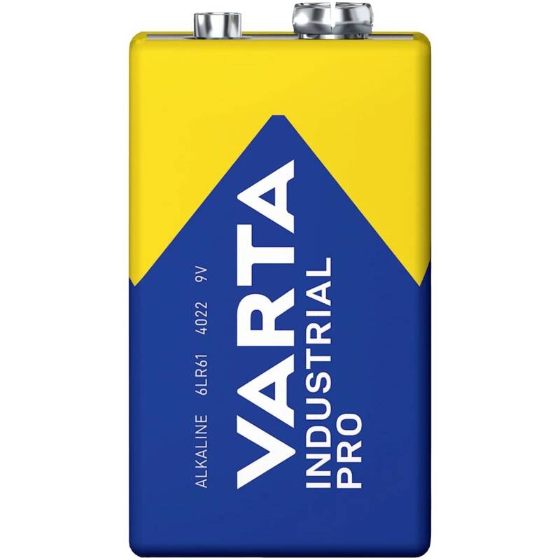 Varta Industrial VAR-ID4022 Alkaline 9V Battery (Min Order 20 Or multples Of 20)
