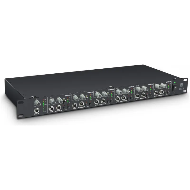 LD Systems 6-Channel 19 Headphone Amplifier