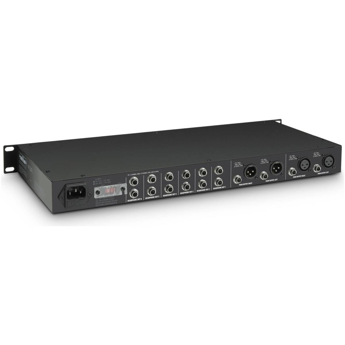 LD Systems 6-Channel 19 Headphone Amplifier - Image 2