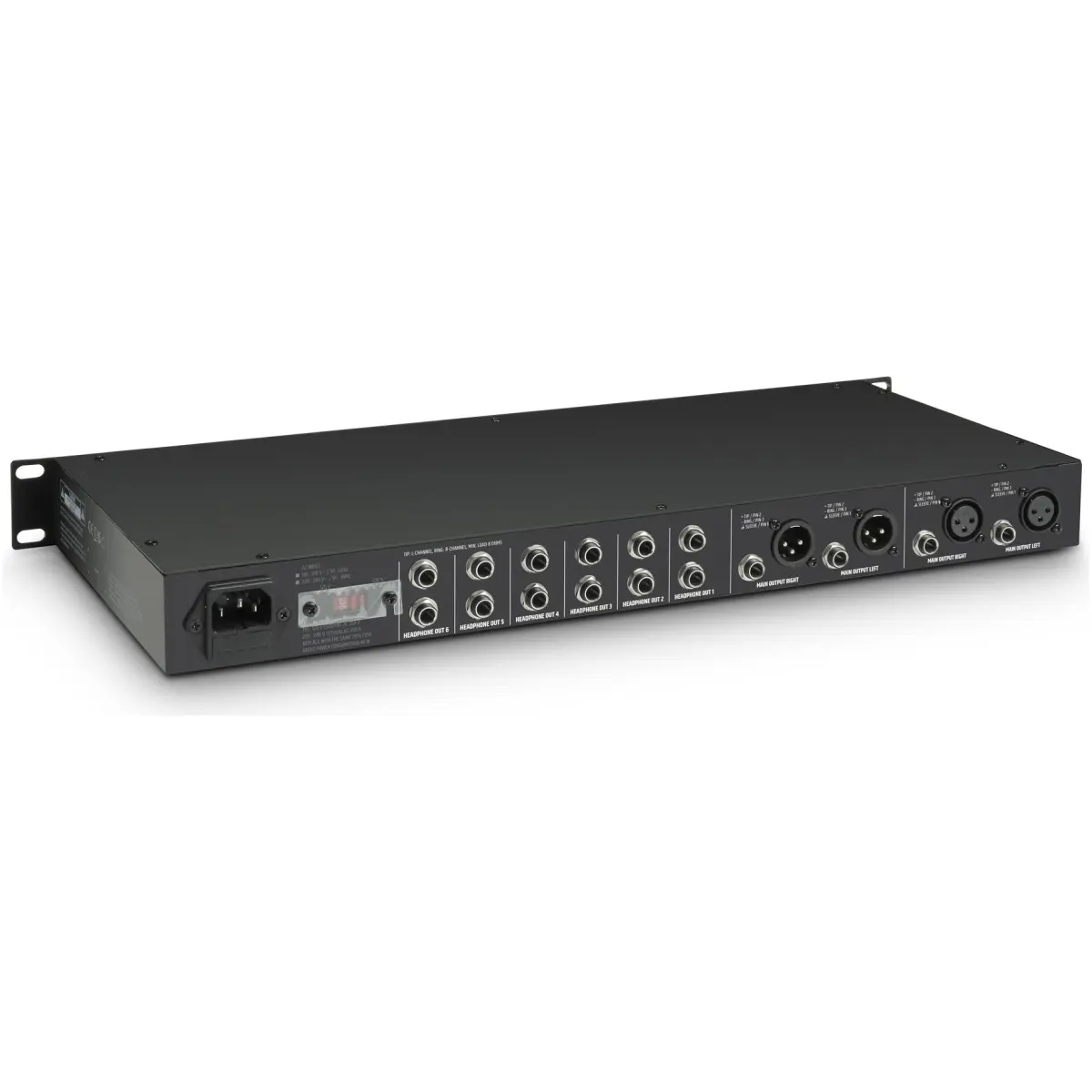 LD Systems 6-Channel 19 Headphone Amplifier - Image 2