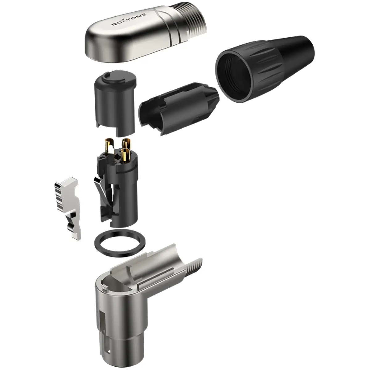 Roxtone Connector Right Angle Xlr Inline Female - Image 2