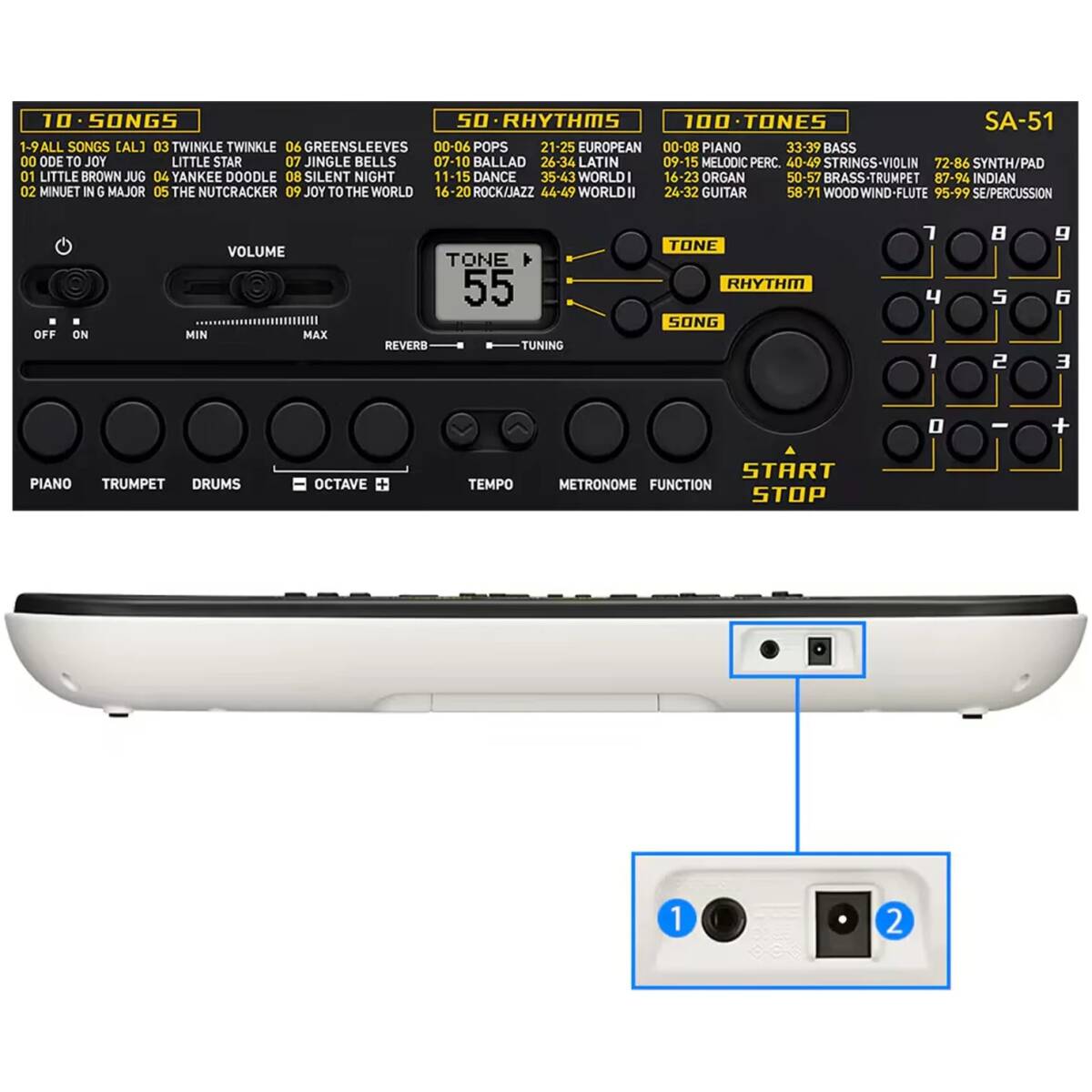 Casio SA-51 Mini Keyboard - Image 5