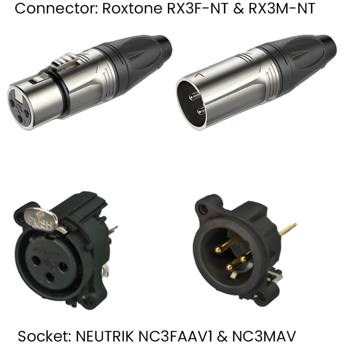 Roxtone Stage Snake 12X Xlr Male To 4X Xlr Female 30M - Image 4