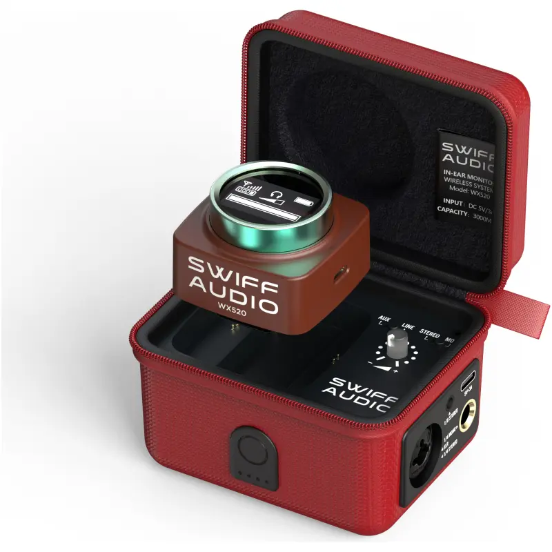 SWIFF Audio WX-520-RED Wireless In-ear Monitor System