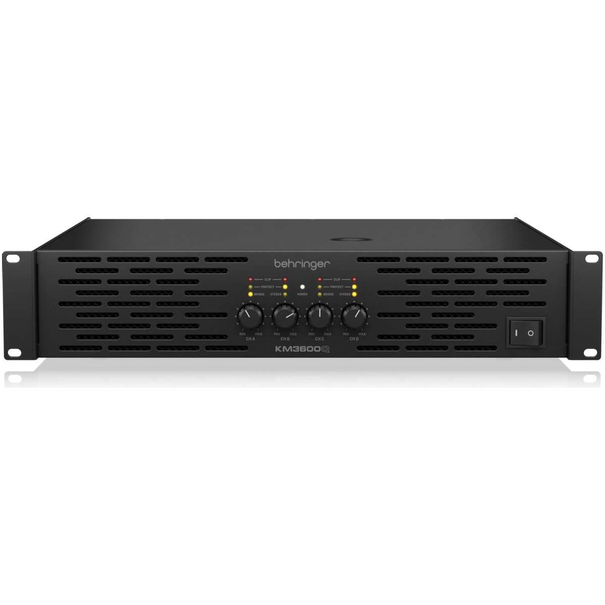 Behringer KM3600Q 3,600W 4-Channel Power Amplifier - Image 3