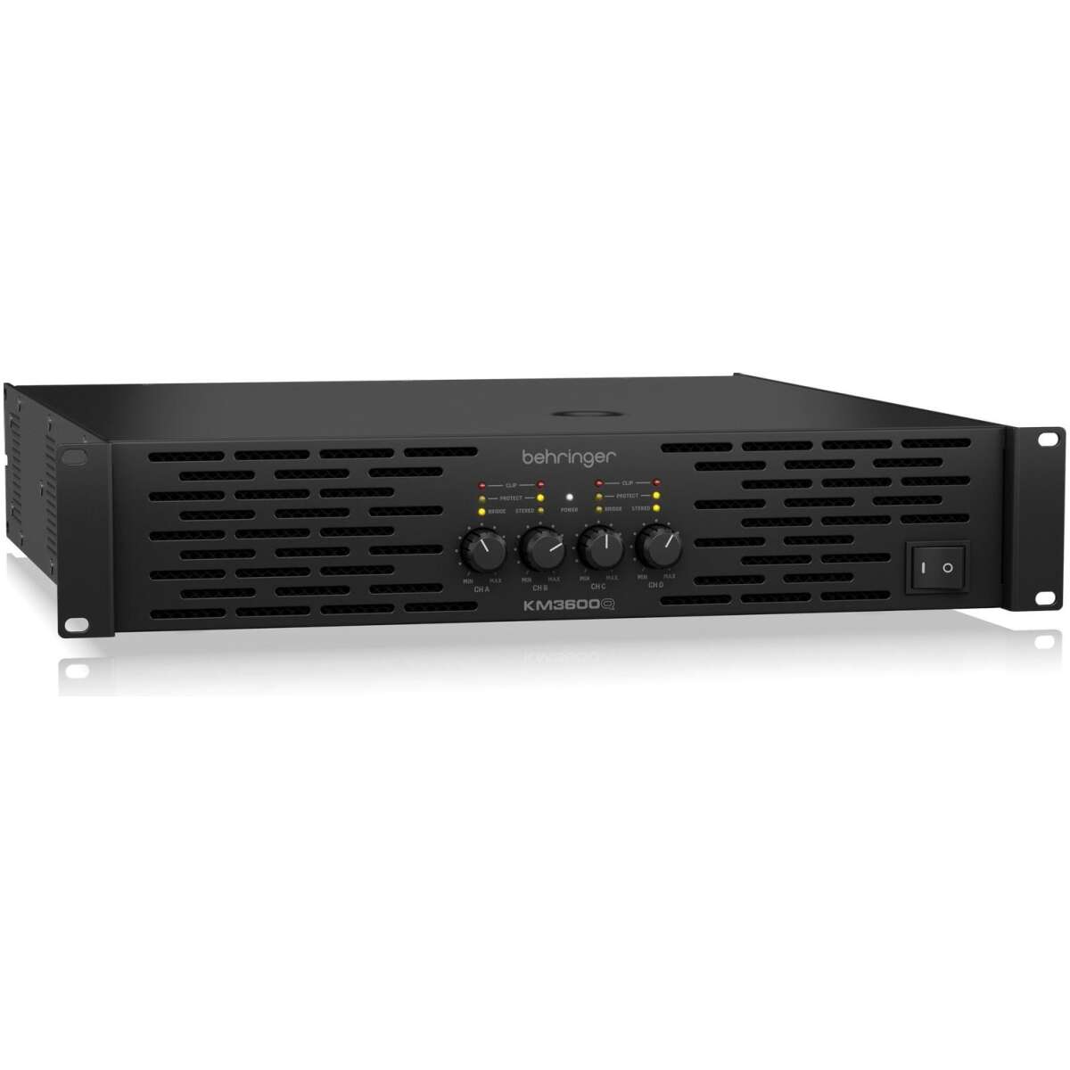 Behringer KM3600Q 3,600W 4-Channel Power Amplifier - Image 4