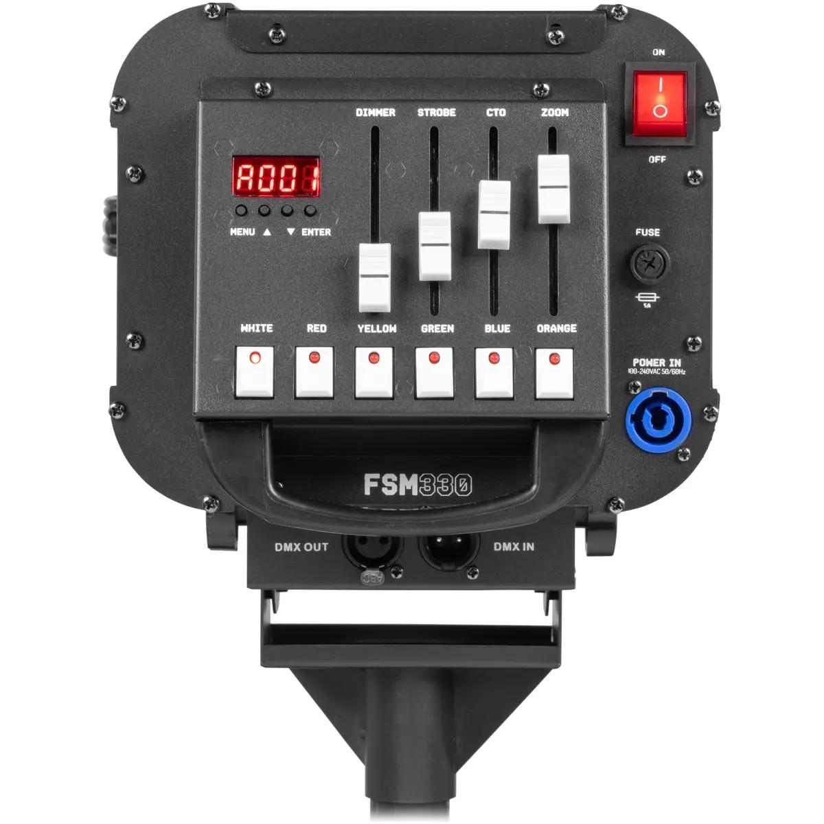 Beamz FSM330 Led Followspot 200W Rgbwyo With Stand - Image 2