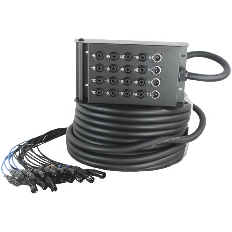 Pure Link PLK16+4 Stage Snake Cable – 30 Meter (16 In / 4 Return