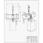 Imix 1 ton Electric Single (10m) Chain Hoist - Image 4