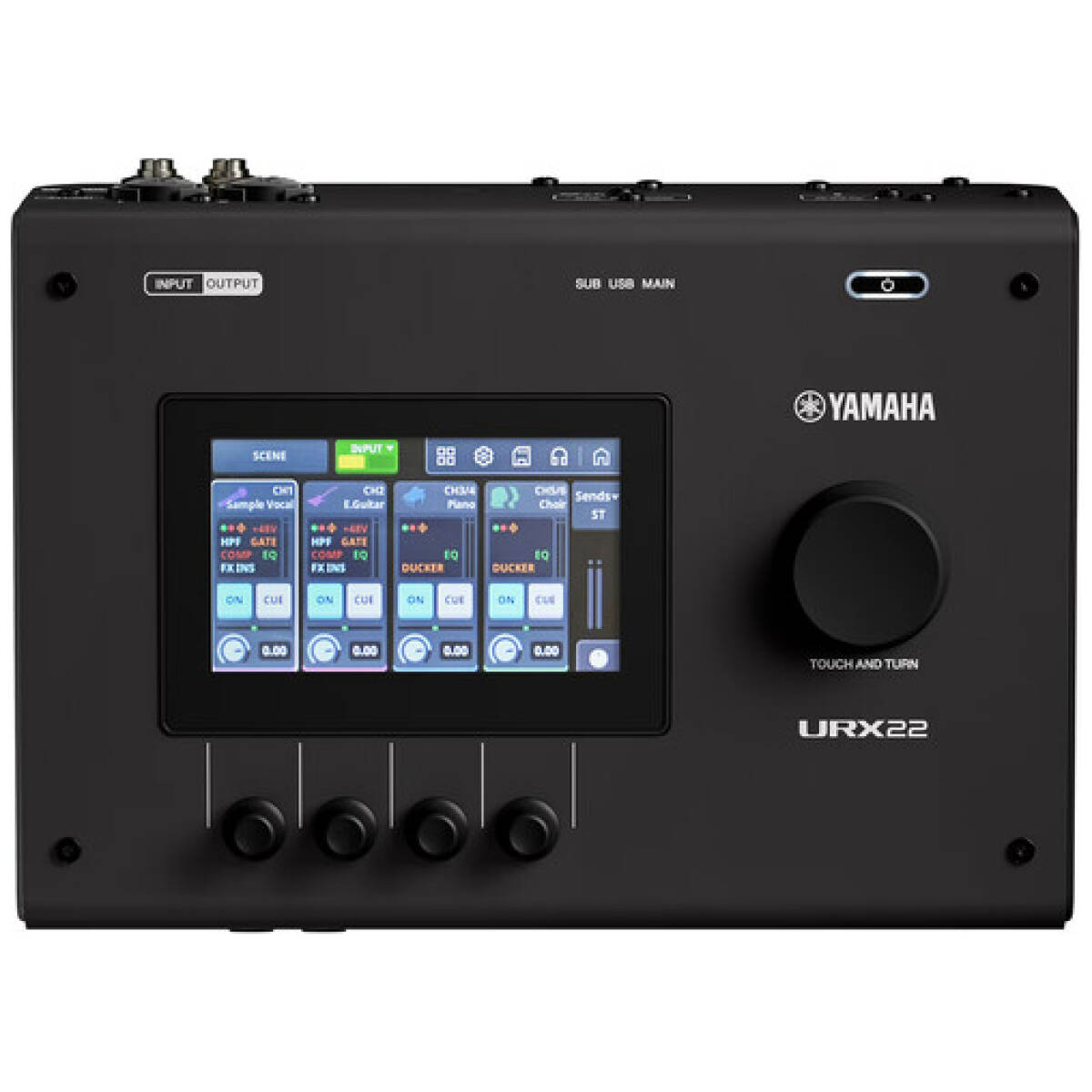Yamaha URX22 4x2 USB-C Audio Interface (Black) - Image 2