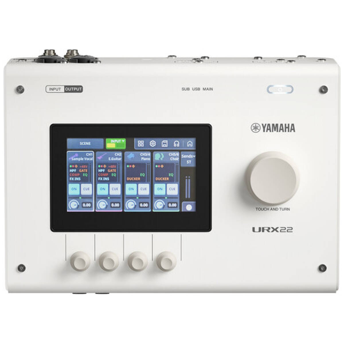 Yamaha URX22 4x2 USB-C Audio Interface (White) - Image 2