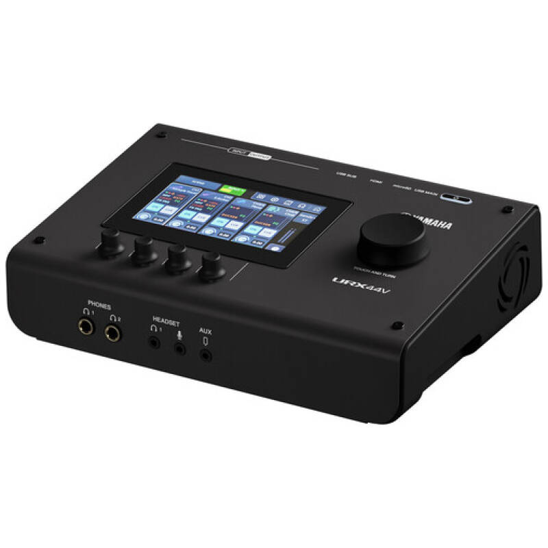 Yamaha URX44V 6x4 USB-C Audio/Video Interface (Black)