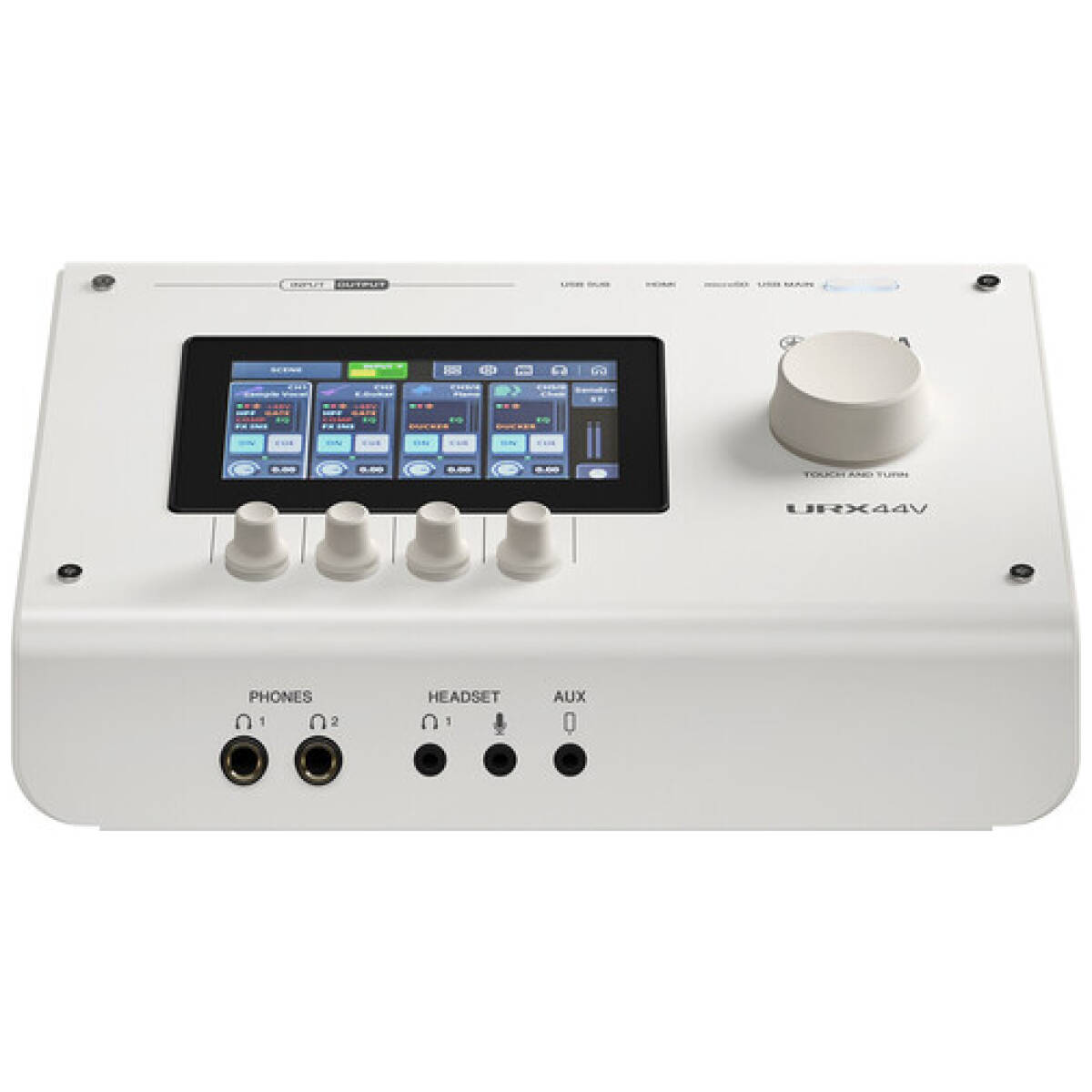 Yamaha URX44V 6x4 USB-C Audio/Video Interface (White) - Image 3