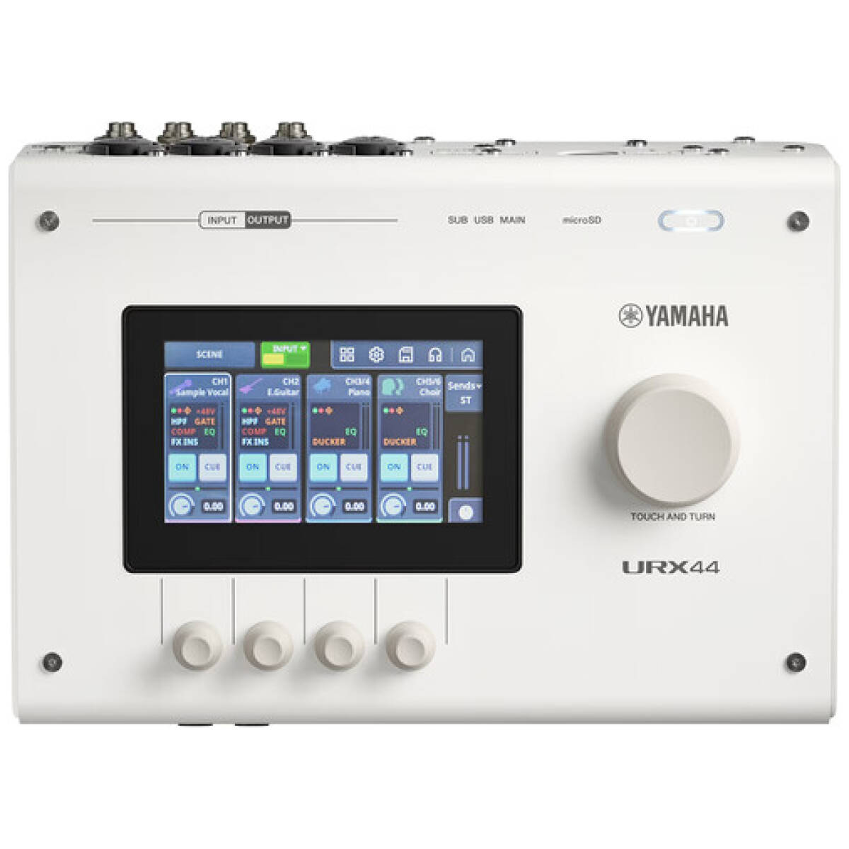 Yamaha URX44 6x4 USB-C Audio Interface (White) - Image 3