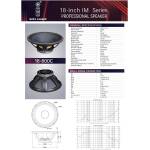 Imix 18-800C 800W Loose Speaker - Image 6
