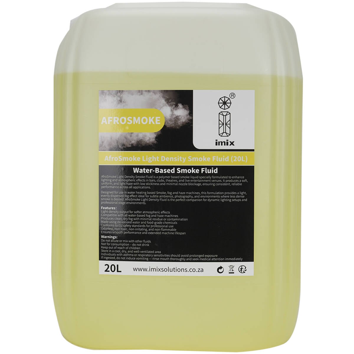 SFAT Afrosmoke Light Density Smoke Liquid (20L) - Image 3