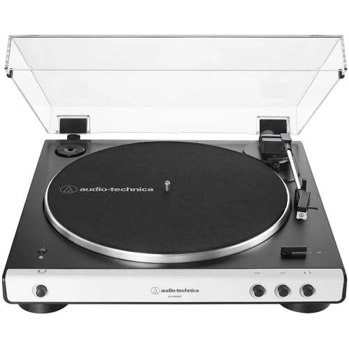 Audio-Technica AT-LP60XBT-WH White Wireless Belt-Drive Turntable