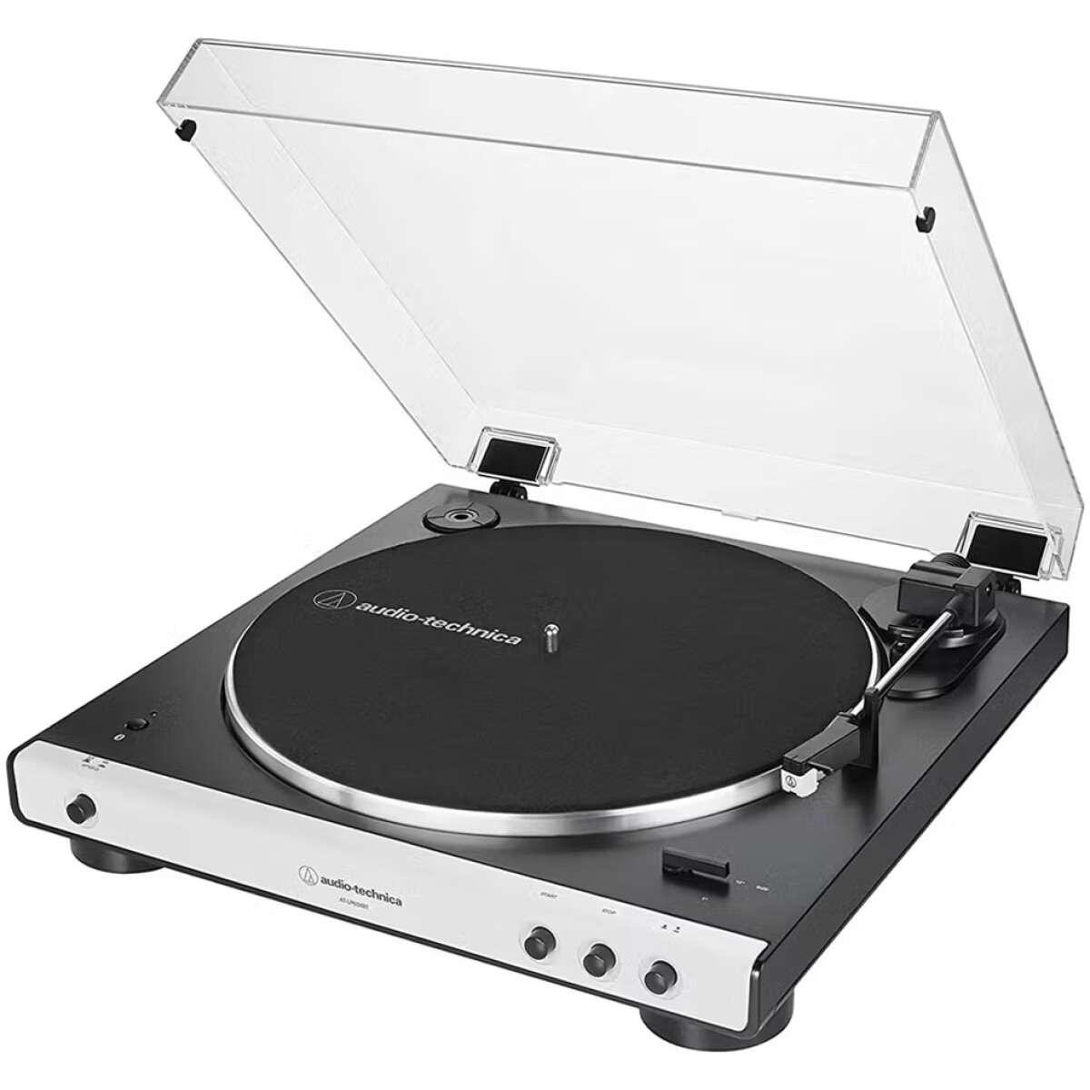 Audio-Technica AT-LP60XBT-WH White Wireless Belt-Drive Turntable - Image 2