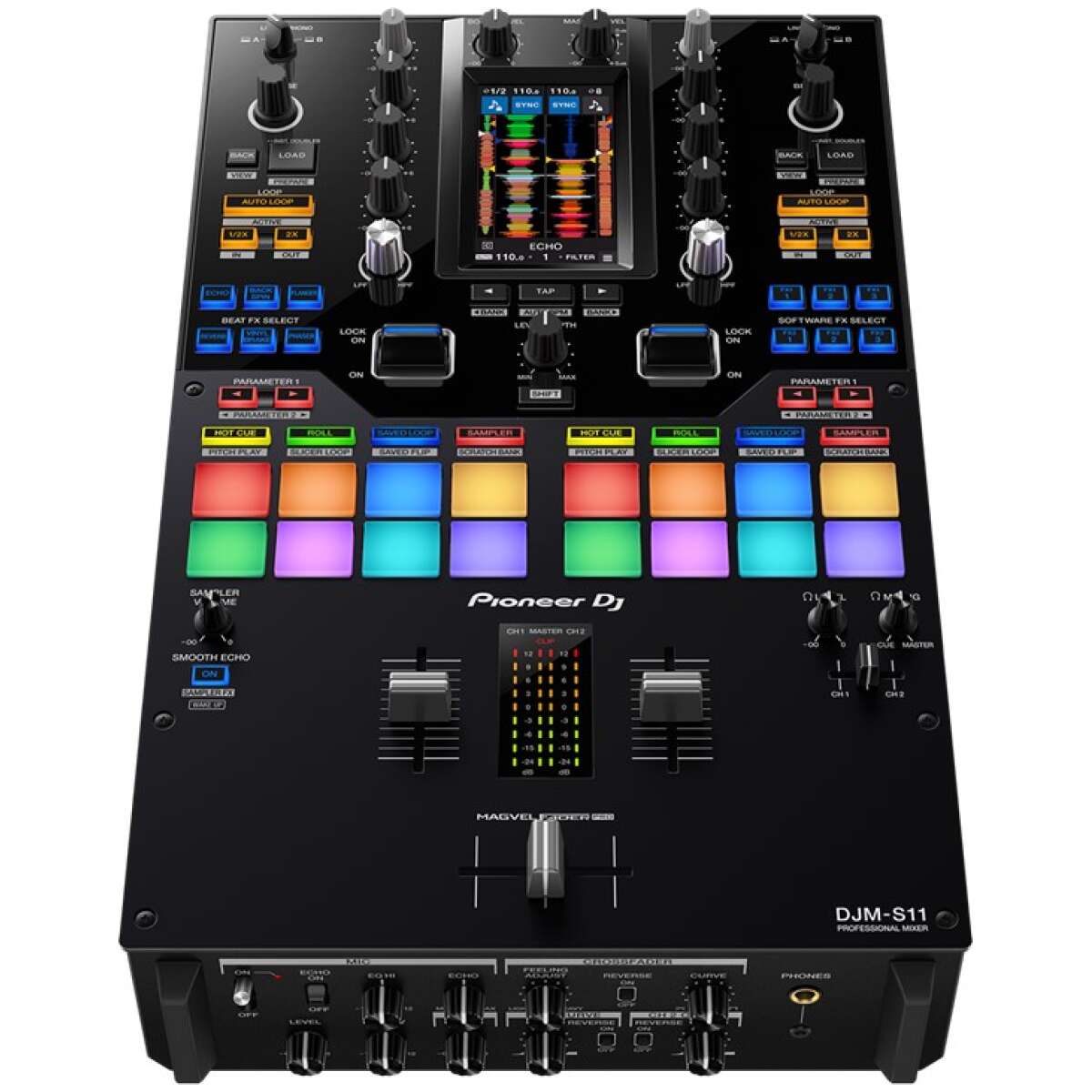 Pioneer DJ DJM-S11 Professional Scratch Style 2-channel DJ Mixer - Image 2
