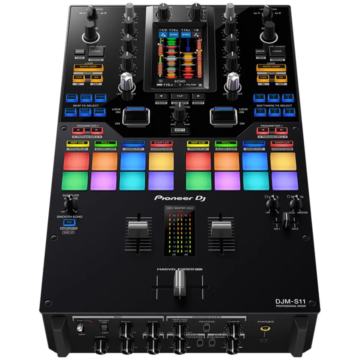 Pioneer DJ DJM-S11 Professional Scratch Style 2-channel DJ Mixer - Image 2