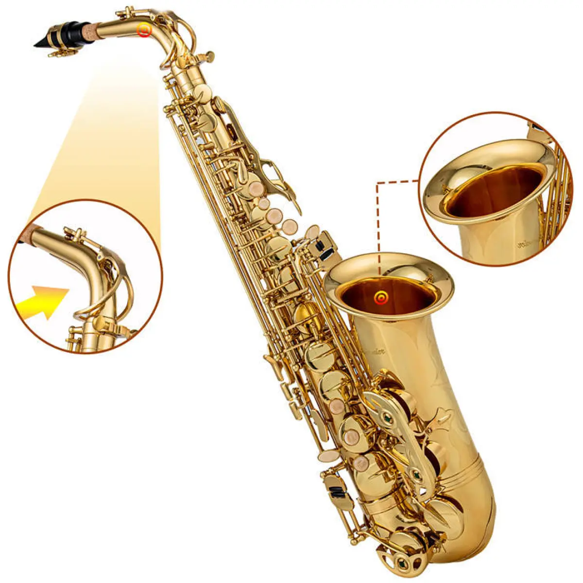 JinBao JBCS-280L Alto Saxophone - Image 2