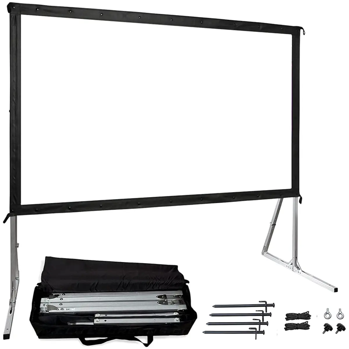 Imix Folding Projector Screen with Flight Case (Front Projection) - Image 3