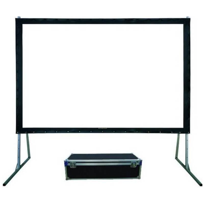 Imix Folding Projector Screen with Flight Case (Rear projection)