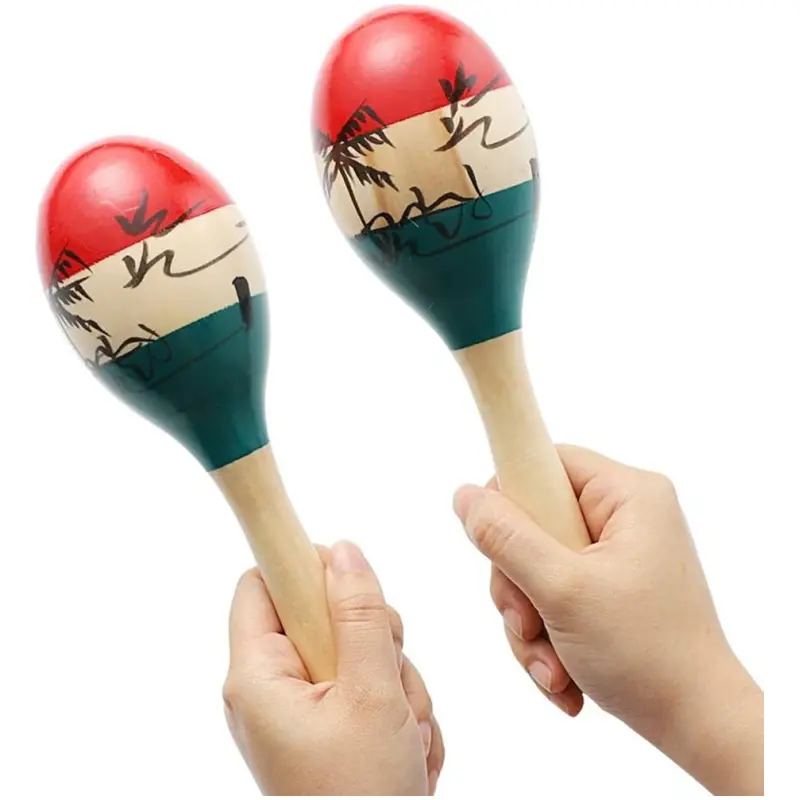 JD Percussion JD261 10" Paired Wooden Macaras