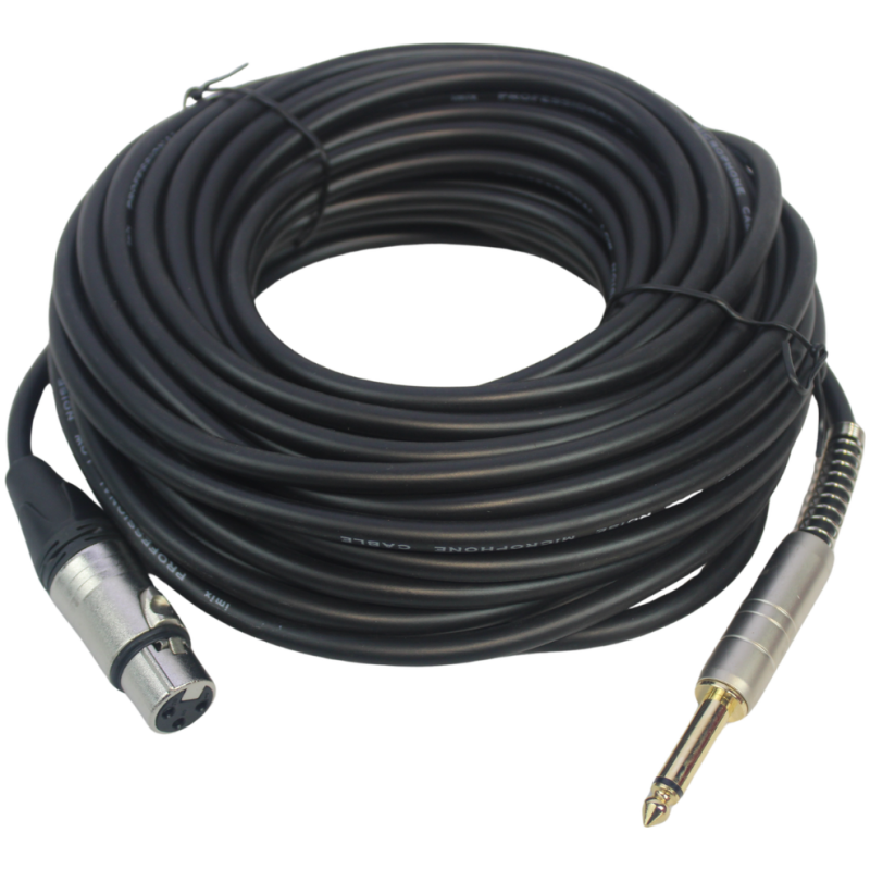 Imix Sound IMCJ15 Professional Low Noise Microphone XLR To Jack Cable 15M