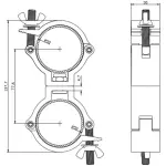 Imix Lighting Double Clamp - Image 4