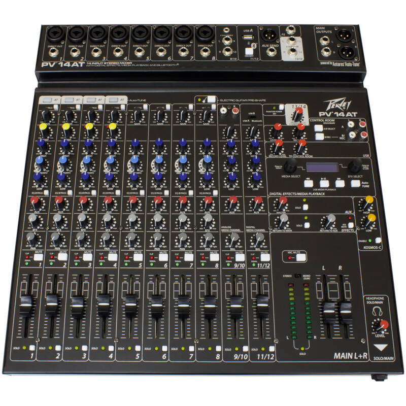 Peavey PV-14AT Auto Tune Mixer W/BT-USB-MP3