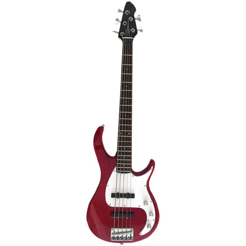 Barros 5-String Bass Guitar (Red)