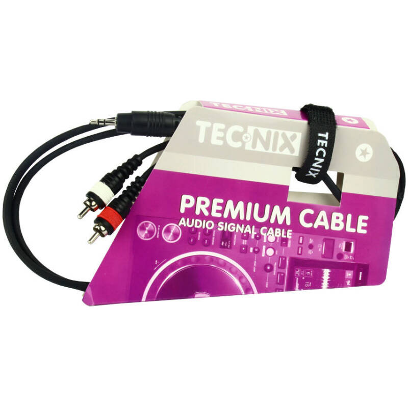 Tecnix Male Mini Jack To Audio Rca Cable - 1.5 Meter