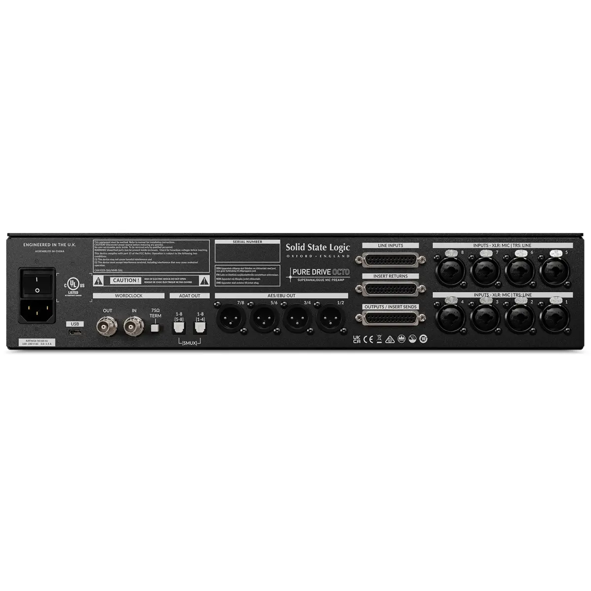 Solid State Logic PURE DRIVE OCTO Mic Pre’s USB soundcard - Image 3