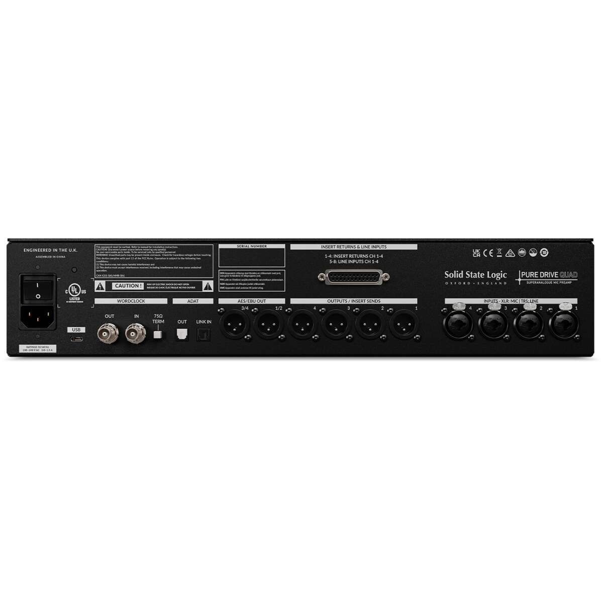Solid State Logic PUREDRIVE QUAD USB Soundcard - Image 3